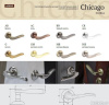 РУЧКИ ДВЕРНЫЕ MEGAPOLIS CHICAGO H-0864-A-AB, бронза РУЧКИ ДВЕРНЫЕ MEGAPOLIS CHICAGO H-0864-A-AB, бронза