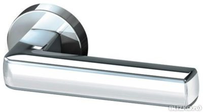 Ручка раздельная Armadillo CUBE URB3 CP/White-14 Хром/белый