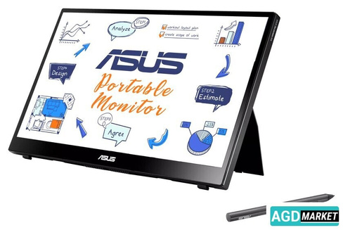 Портативный монитор ASUS ZenScreen Ink MB14AHD