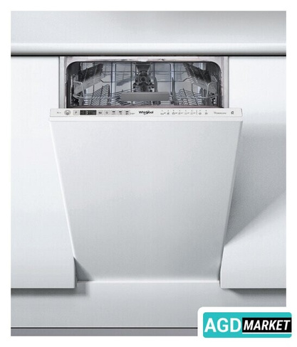 Встраиваемая посудомоечная машина Whirlpool WSIO 3T125 6PE X