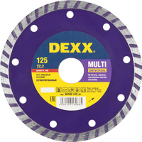 DEXX Multi Universal, 125 мм, (22.2 мм, 7 х 2.0 мм), сегментированный алмазный диск (36702-125)