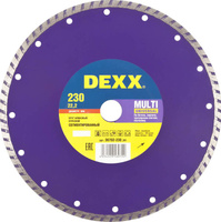 DEXX Multi Universal, 230 мм, (22.2 мм, 7 х 2.5 мм), сегментированный алмазный диск (36702-230)