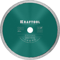 KRAFTOOL Keramo, 230 мм, (22.2 мм, 10 х 2.8 мм), сплошной алмазный диск (36684-230)