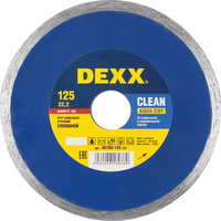 DEXX Clean Aqua Cut, 125 мм, (22.2 мм, 5 х 1.8 мм), сплошной алмазный диск (36703-125)