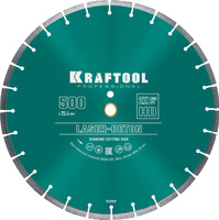 KRAFTOOL LASER-BETON 500 мм (25.4/20 мм, 10х4.5 мм), алмазный диск (36686-500)