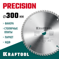 KRAFTOOL Precision, 300 х 30 мм, 60Т, пильный диск по дереву (36952-300-30)