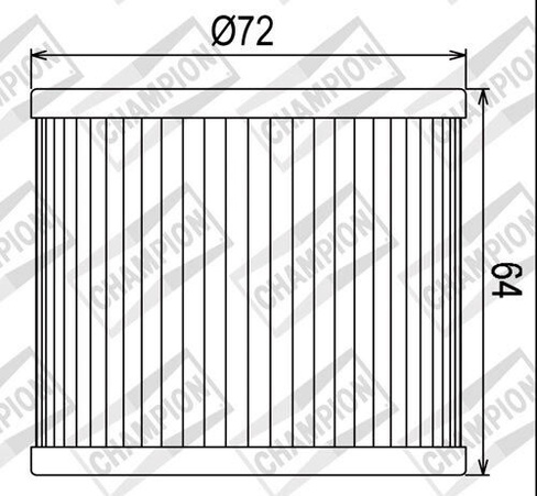 Фильтр масляный МОТО Champion COF033 Suzuki GSF GSX GS