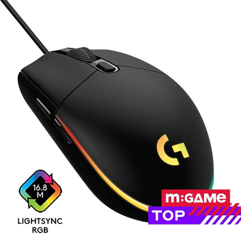 Игровая мышь Logitech G102LightsyncBlack