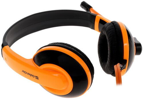 Наушники Defender WarheadG-120Black/Orange