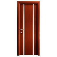 Дверь межкомнатная Палермо 2 шпон анегри тон-5 ДО со стеклом (молочный трип