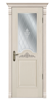 Дверь межкомнатная Париж шпон ясень натуральный, тон-6 ДО со стеклом