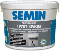Грунт для стен белый. Грунт краска Семин. Sous couche грунт краска. Semin Су куш. Семин грунтовка белая