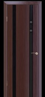 Дверь межномнатная Сорренто-2 ДО со стеклом "Искра" шпон венге