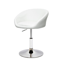 Полубарный стул Barneo N-311 Роки (Белый)