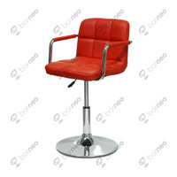 Полубарный стул Barneo N-69 Kruger Arm (Красный)