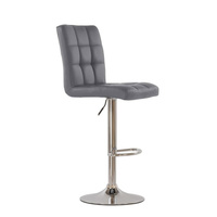 Барный стул "Kruger N-48H" серый (Серый)