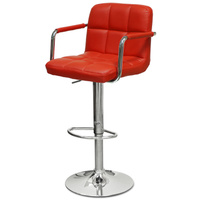 Барный стул Barneo N-69 Kruger Arm красный (Красный)