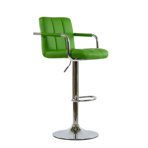 Барный стул Barneo N-69 Kruger Arm зеленый (Зеленый)
