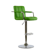 Барный стул Barneo N-69 Kruger Arm зеленый (Зеленый)