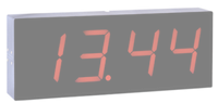 Табло системного времени, индикация красного цвета, интерфейс связи - RS-48