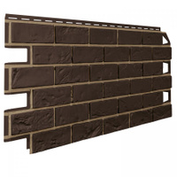 Фасадные панели Vilo Brick Кирпич Dark-Brown Тёмно-коричневый