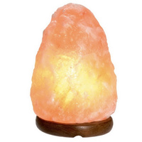 Соляная лампа 2-3 кг 17 см из цельного куска розовой гималайской соли (арт. A)