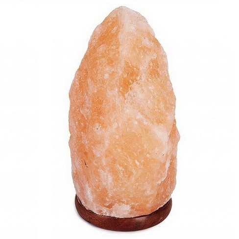 Соляная лампа 3-6 кг 19 см из цельного куска розовой гималайской соли (арт. B)