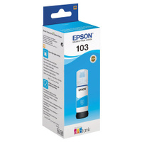 Чернила EPSON 103 C13T00S24A для СНПЧ EPSON L3100/L3101/L3110/L3150/L3151/L1110 голубые ОРИГИНАЛЬНЫЕ