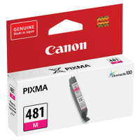 Картридж струйный CANON (CLI-481M) для PIXMA TS704 / TS6140, пурпурный, ресурс 236 страниц, оригинальный
