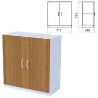 Шкаф закрытый Бюджет 716х349х753 мм орех французский Комплект