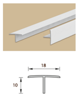 Т - профиль белый IDEAL, 18 мм