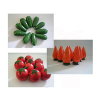 Счетный материал овощи морковка/помидор/огурец в ассортименте 10 шт. арт.Р-45/788 РНИ