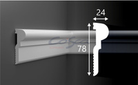 Молдинг М027, 78х24, 2000мм