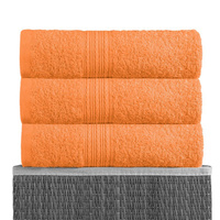 Полотенце Volna цвет: оранжевый (40х70 см)