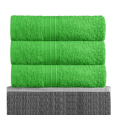 Полотенце Volna цвет: ярко-зеленый (100х180 см)