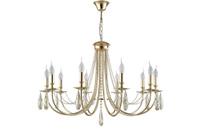 Люстра Crystal Lux VICTORIA SP10 GOLD-AMBER