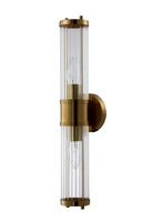 Бра Crystal Lux SANCHO AP2 BRASS латунь, прозрачный