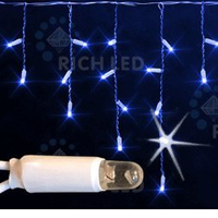 Светод. бахрома Rich LED 3х0.5 м мерцание резиновый пр. IP65 герметич. колпачок синий артRL-i3x0.5F-RW/B