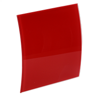 Панель лицевая ESCUDO PEGR100P, 160х160 стекло красный глянец д/вент. Awenta