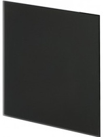 Панель лицевая TRAX PTGB100M, 157х157, стекло черный матовый, д/вент. Awenta