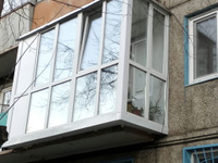 Остекление балкона ПВХ ростовое без выноса