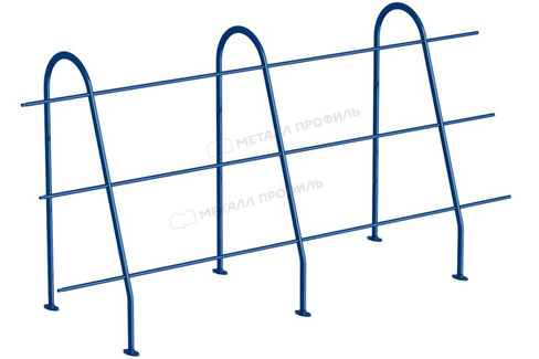 Ограждения кровельные МП 1200*3000мм RALL 5005 Синий насыщенный