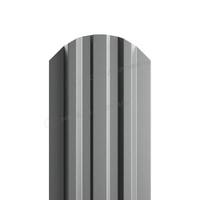 Штакетник металлический LАNE-O 16,5х99 NormanMP (ПЭ-01-9006-0.5)