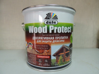 Пропитка декоративная DUFA Wood Protect для защиты древесины 2.5 л