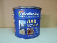 Лак яхтный Colorica@Tex 2,7 л бесцветный матовый