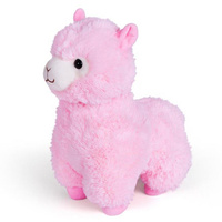 Мягкая игрушка FANCY Гламурная альпака розовая 38 см арт.ALPK1