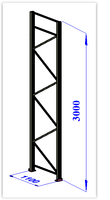 Рама П 80 3000х1100х80 мм