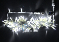 Светодиодная нить Rich LED 10 м 24В герметич. колпачок IP65статика белый пр. фиолетовый артRL-S10C-24V-CW/V