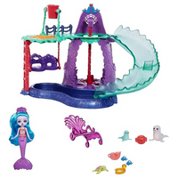 Игровой набор Enchantimals Шейда Морская Львица Большой аквапарк, HCG03 фиолетовый/розовый/бежевый