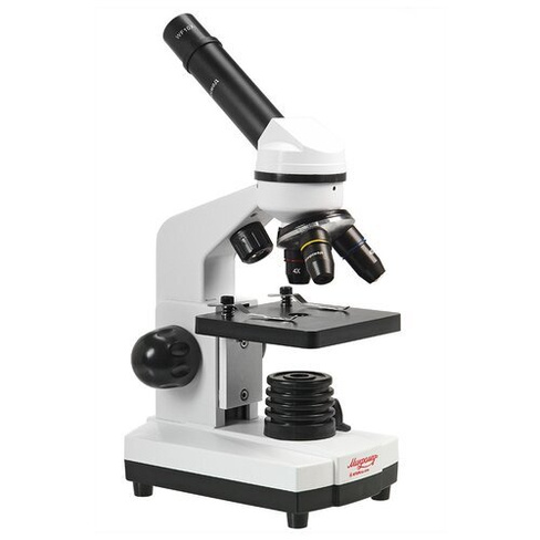 Микроскоп Микромед Атом 40x-800x, в кейсе белый